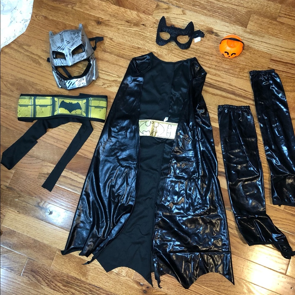 Batgirl and Batman Costume Accessories Bundle